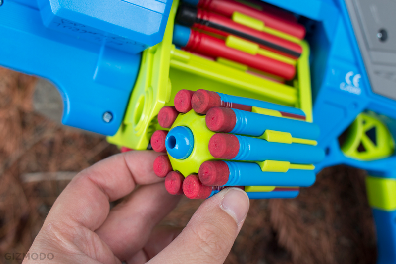 Illustration for article titled Review: I'm So Bummed BOOMco's Spinsanity 3X Isn't a Better Dart Gun